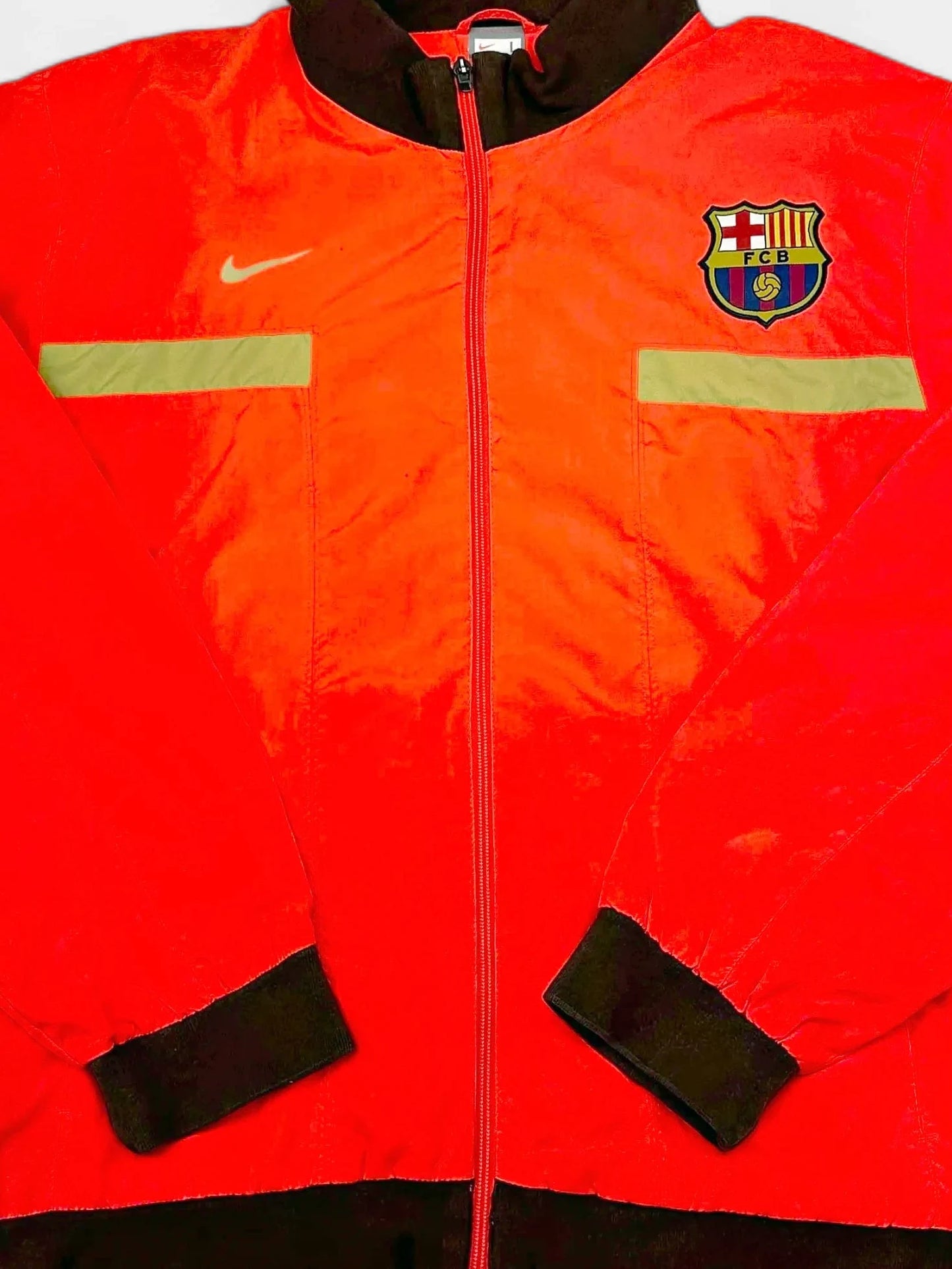 Barcelona 2009-10 Track Jacket made by Nike size Large