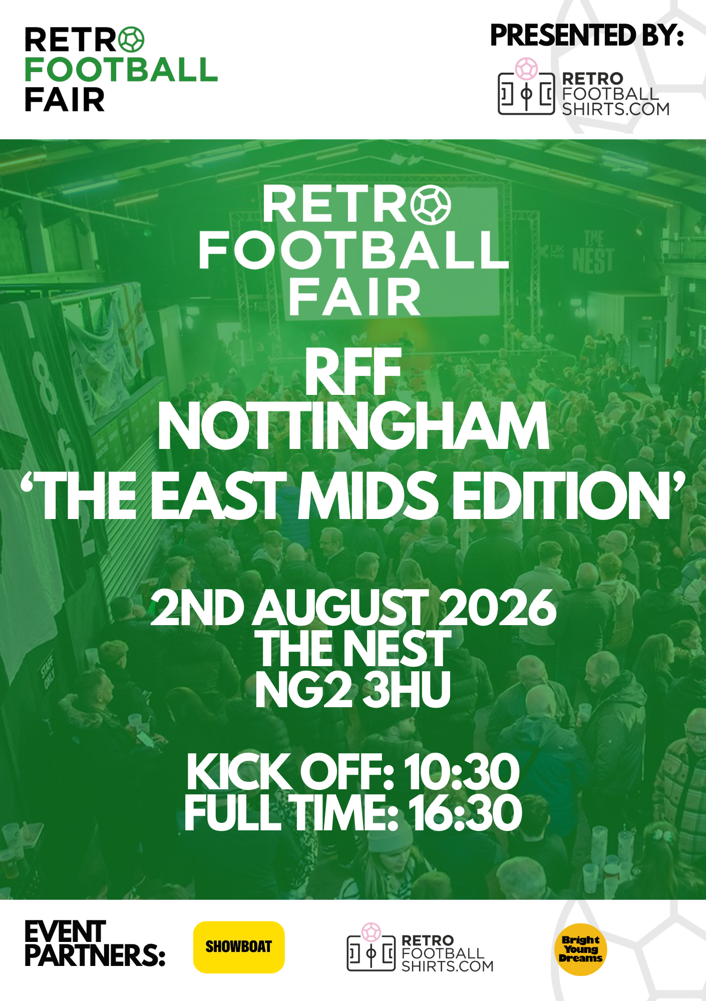 RETRO FOOTBALL FAIR NOTTINGHAM ENTRY
