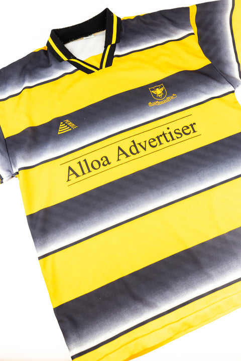 Alloa Athletic 2000-01 football shirt made by Pendle size XL