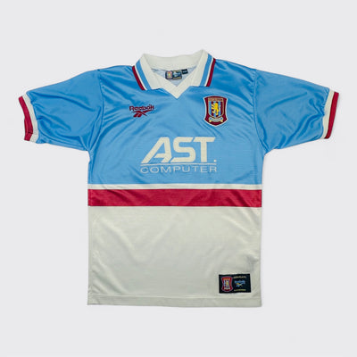 Aston Villa 1997-98 Football Shirt made by Reebok size Small.