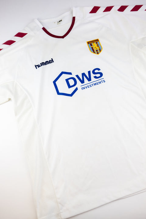 Aston Villa 2004-05 Football Shirt Made by Hummel Size Medium