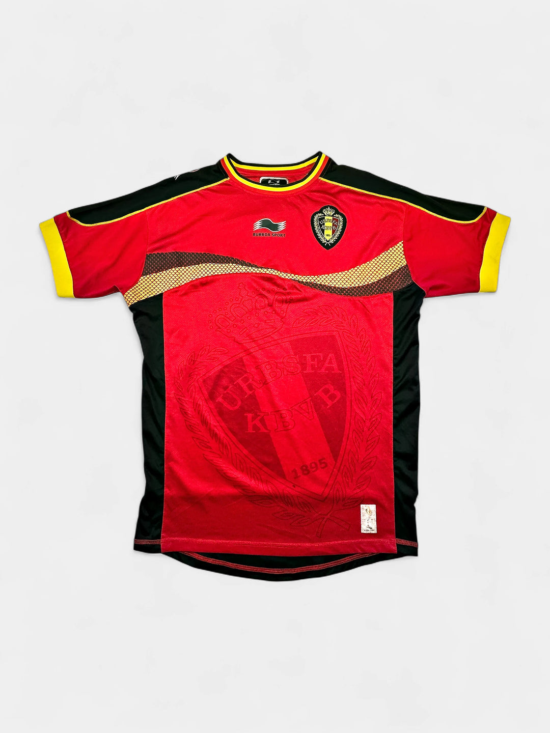 Maillot domicile Belgique 2014-15 oiseaux sport URBSFA KBVB 1895 taille