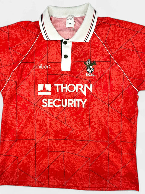 Bristol City 1992-93 Football Shirt made by Nibor size XL