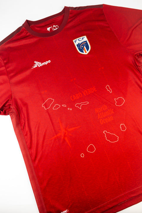 Cape Verde 2024 football shirt made by Tempo size XL.