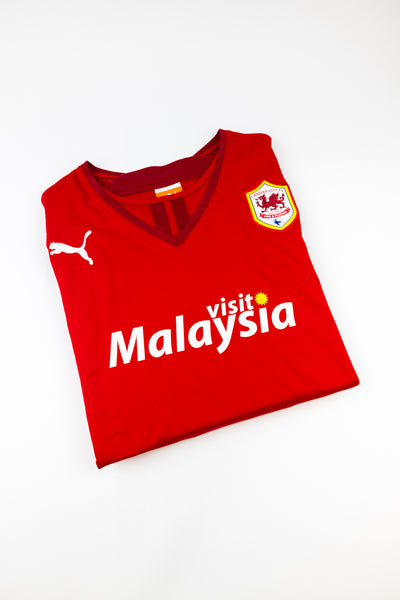 Cardiff City 2013-14 Football Shirt made by Puma ize XL