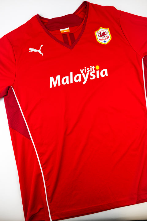 Cardiff City 2013-14 Football Shirt made by Puma size XL