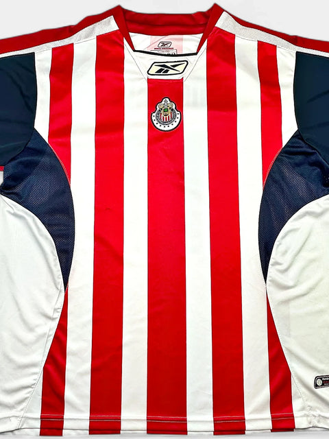 Chivas Guadalajara 2005-2006 Football Shirt made by Reebok size Large.