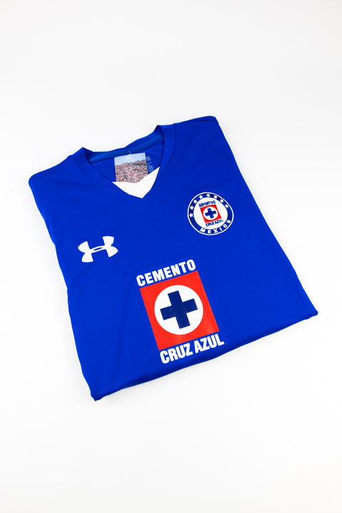 Cruz Azul 2014-15 Football Shirt made by Under Armour size Medium