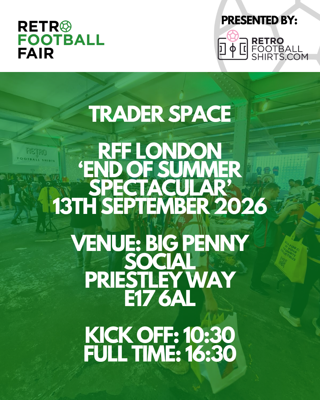 Retro Football Fair London pt2 2026 (Trader Space)