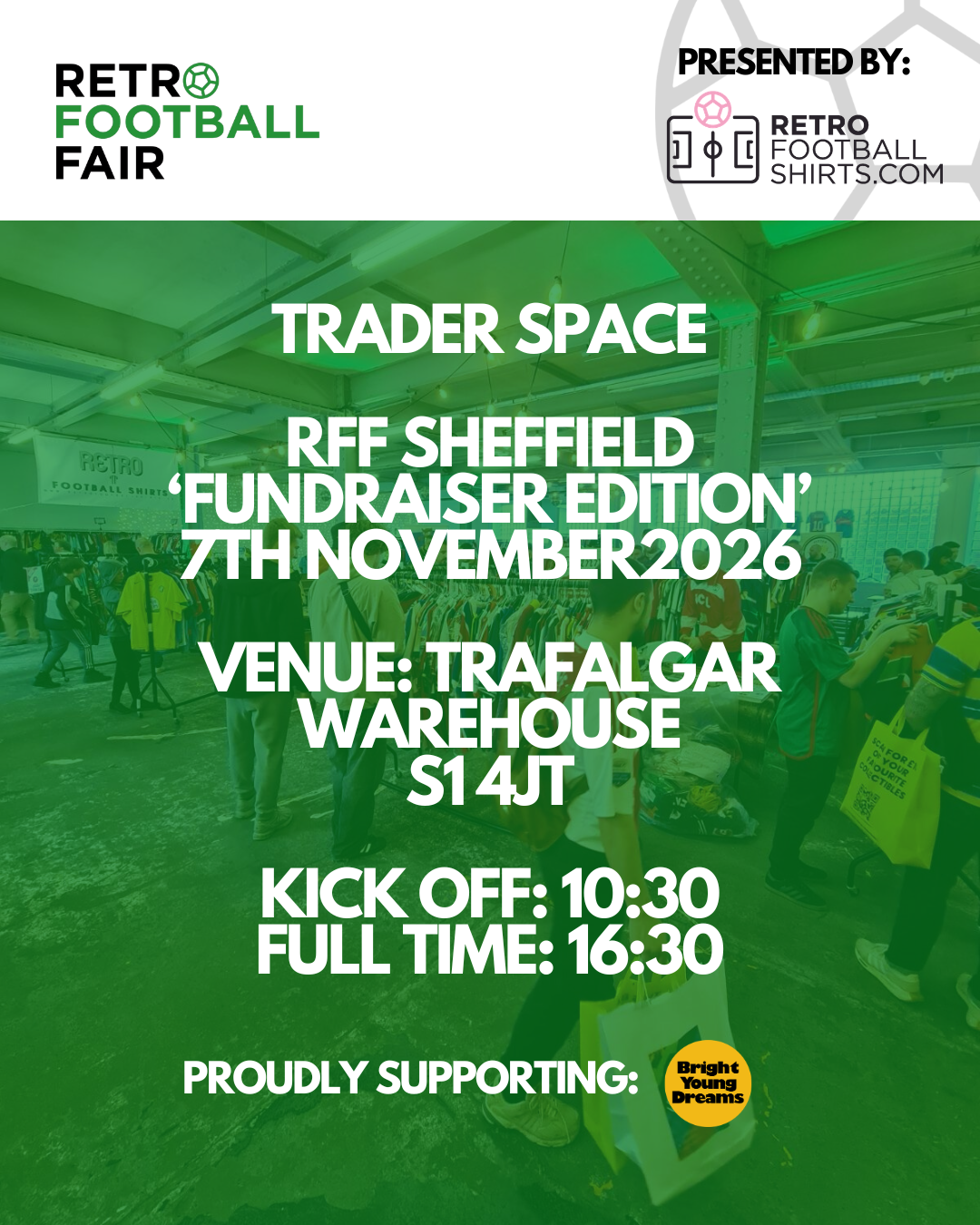 Retro Football Fair Sheffield 2026 (Trader Space)