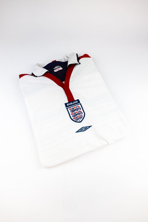 England 2004-05 Football Shirt Made by Umbro Size XL