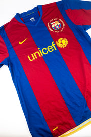 FC Barcelona 2007-08 Football Shirt Made by Nike Size Large