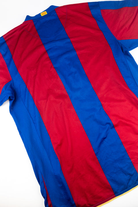 FC Barcelona 2007-08 Football Shirt Made by Nike Size Large