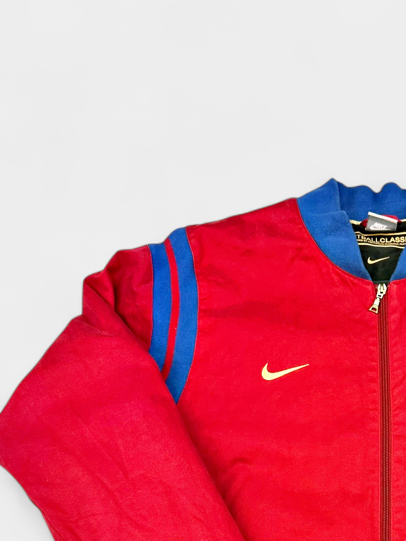 FC Barcelona 2007-08 Training Jacket made by Nike size Large.