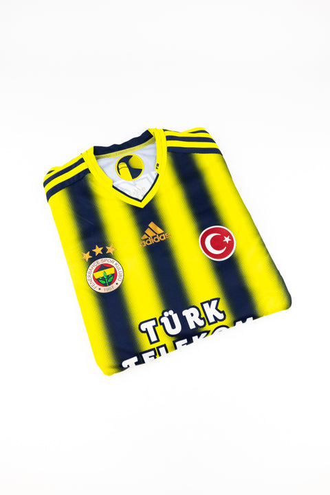 Fenerbahce 2013-14 Football Shirt Made by Adidas Size Medium