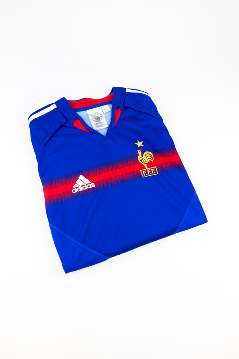 France 2004 Football Shirt Made by Adidas Size Small