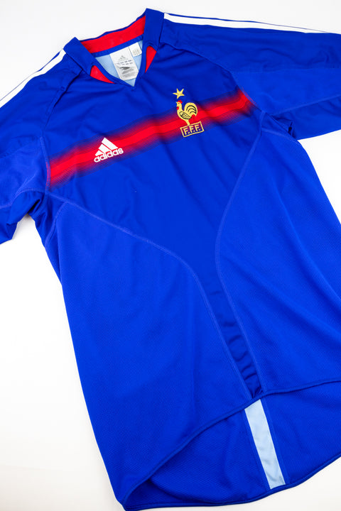 France 2004 Football Shirt Made by Adidas Size Small