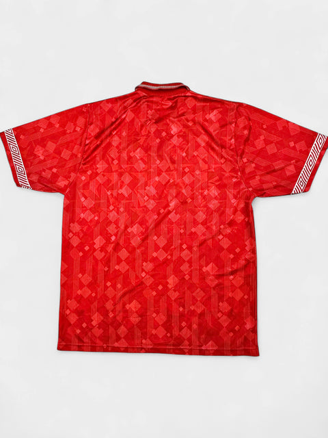 Hungary 1990-93 Football Shirt made by Umbro size Large