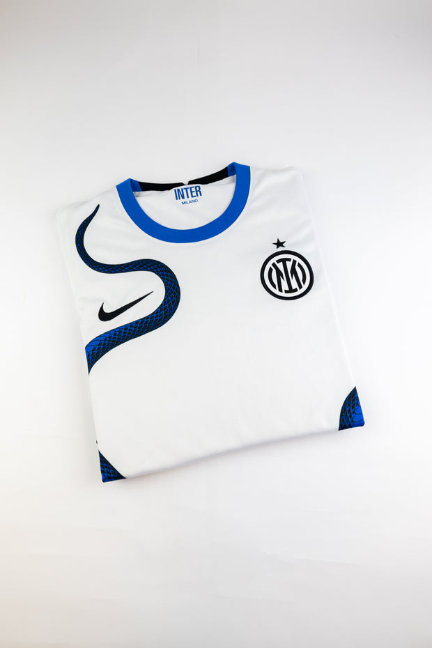 Inter Milan 2021-22 Football Shirt Made by Nike Size Small