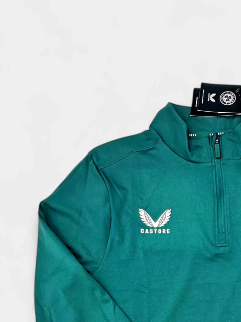 Ireland 2023 1/4 Zip Drill Top made by Castore size Medium