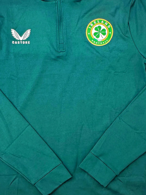 Ireland 2023 1/4 Zip Drill Top made by Castore size Medium