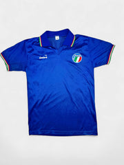 Italy 1986-90 Football Shirt made by Diadora size Small