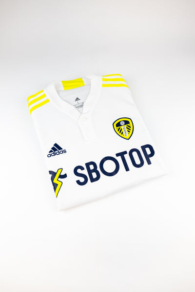 Leeds United 2021-22 Football Shirt Made by Adidas Size Large