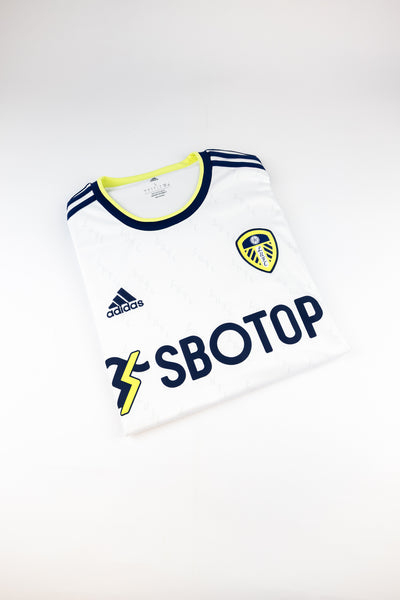 Leeds United 2022-23 Football Shirt Made by Adidas Size Large