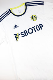 Leeds United 2022-23 Football Shirt Made by Adidas Size Large