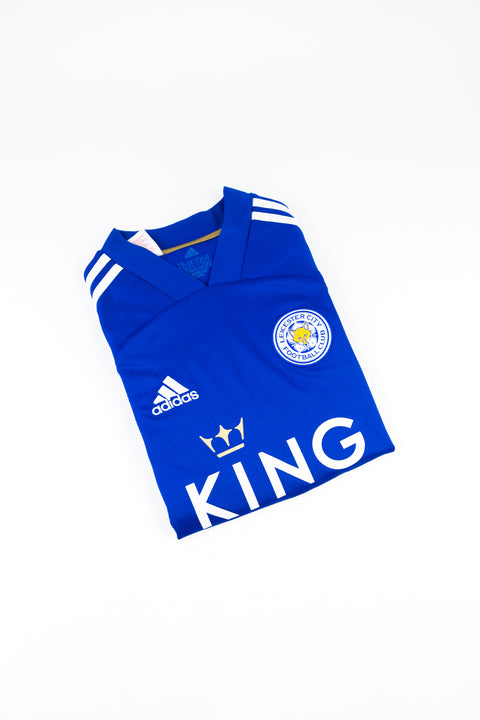 Leicester City 2020-21 football shirt made by Adidas size Large Boys.