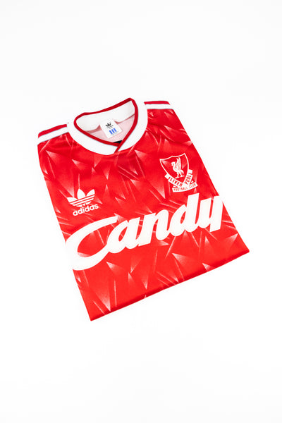 Liverpool 1989-91 Football Shirt Made by Adidas