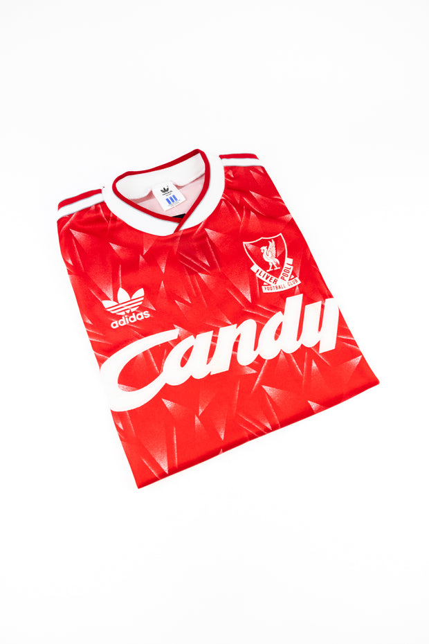 Liverpool 1989-91 Football Shirt Made by Adidas