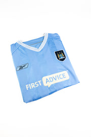 Manchester City 2003-04 Football Shirt Made by Reebok Size Medium