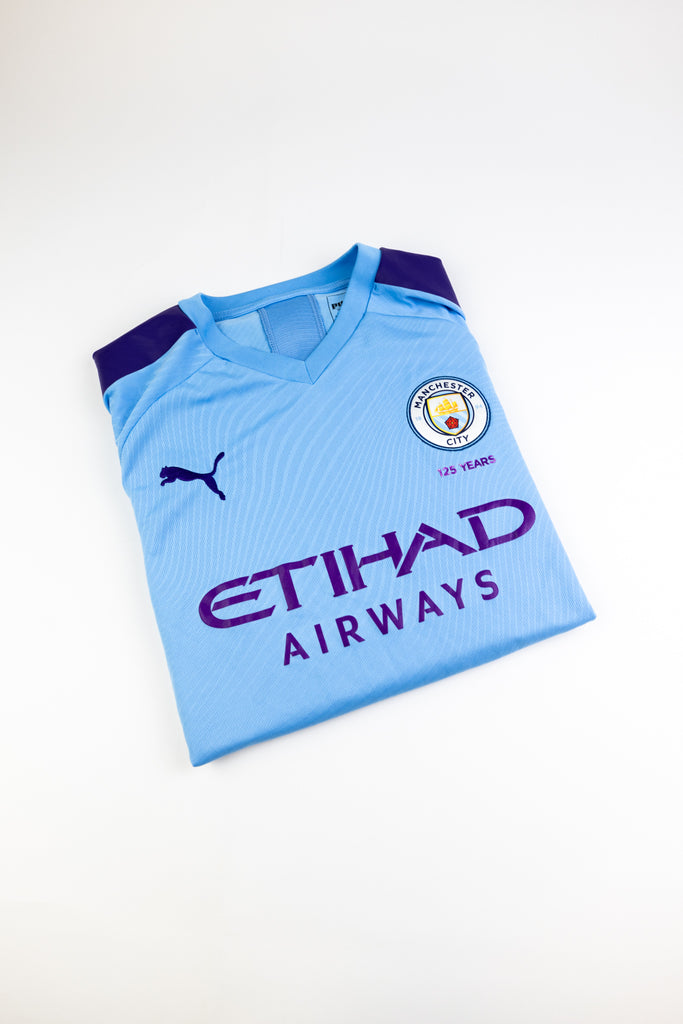 Manchester City 2019-20 Football Shirt (Large) – Retro Football Shirts