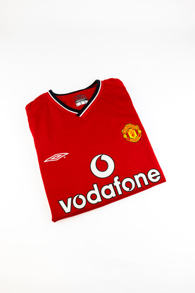 Manchester United 2000-02 Football Shirt made by Umbro size XL