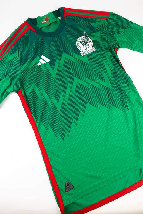 Mexico 2022 Football Shirt made by Adidas size Small.