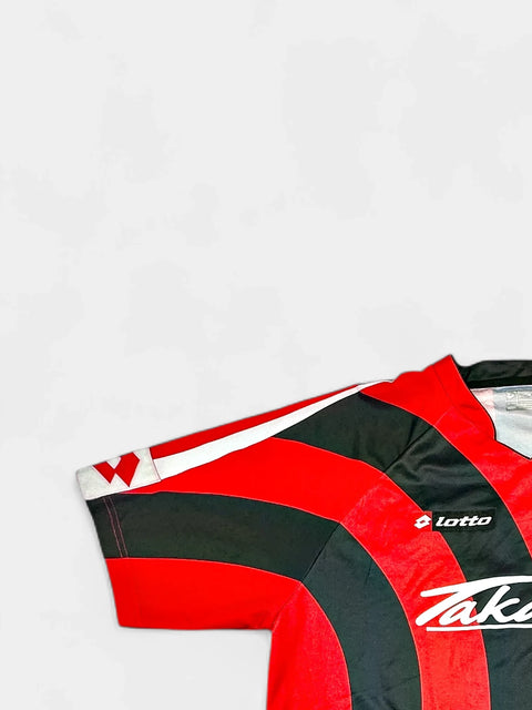 OGC Nice 2009-10 Football Shirt made by Lotto size Large.