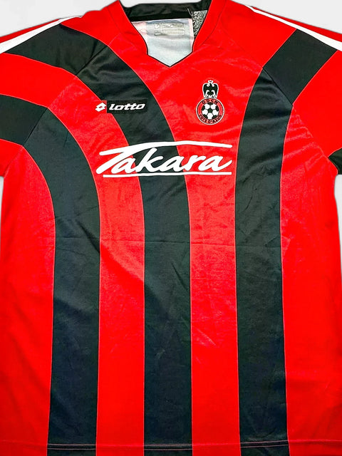 OGC Nice 2009-10 Football Shirt made by Lotto size Large.