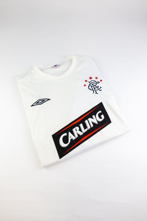 Rangers FC 2009-10 Football Shirt Made by Umbro Size Medium
