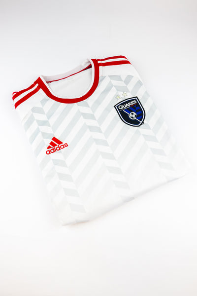 San Jose Earthquakes 2015-16 Football Shirt Made by Adidas Size Medium