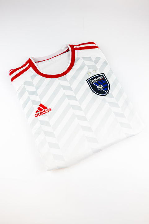 San Jose Earthquakes 2015-16 Football Shirt Made by Adidas Size Medium