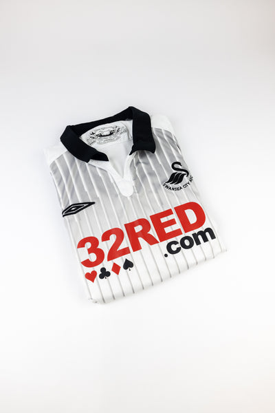 Swansea City 2009-10 Football Shirt made by Umbro size Small