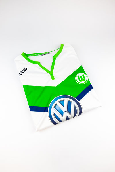 VFL Wolfsburg 2015-16 Football Shirt Made by Kappa Size 2XL