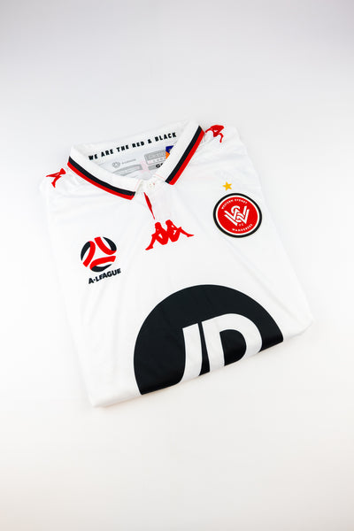 Western Sydney Wanderers 2020-21 Football Shirt Made by Kappa Size Large