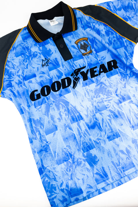 Wolverhampton Wanderers 1992-94 Football Shirt Made by Molineux Size Medium